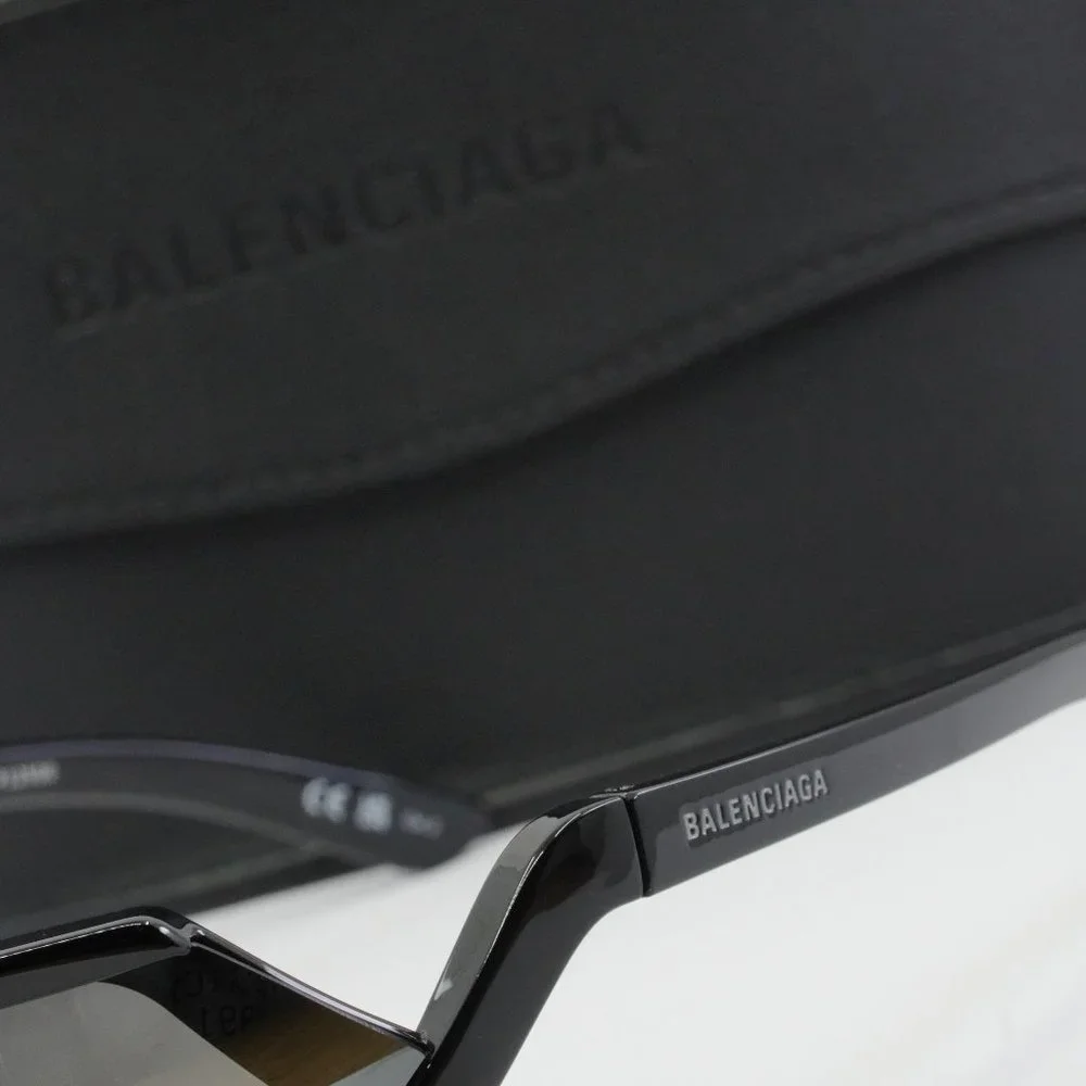 FINAL PRICE NEW BALENCIAGA BB0289S 001 BLACK SILVER SUNGLASSES - Picture 4 of 10